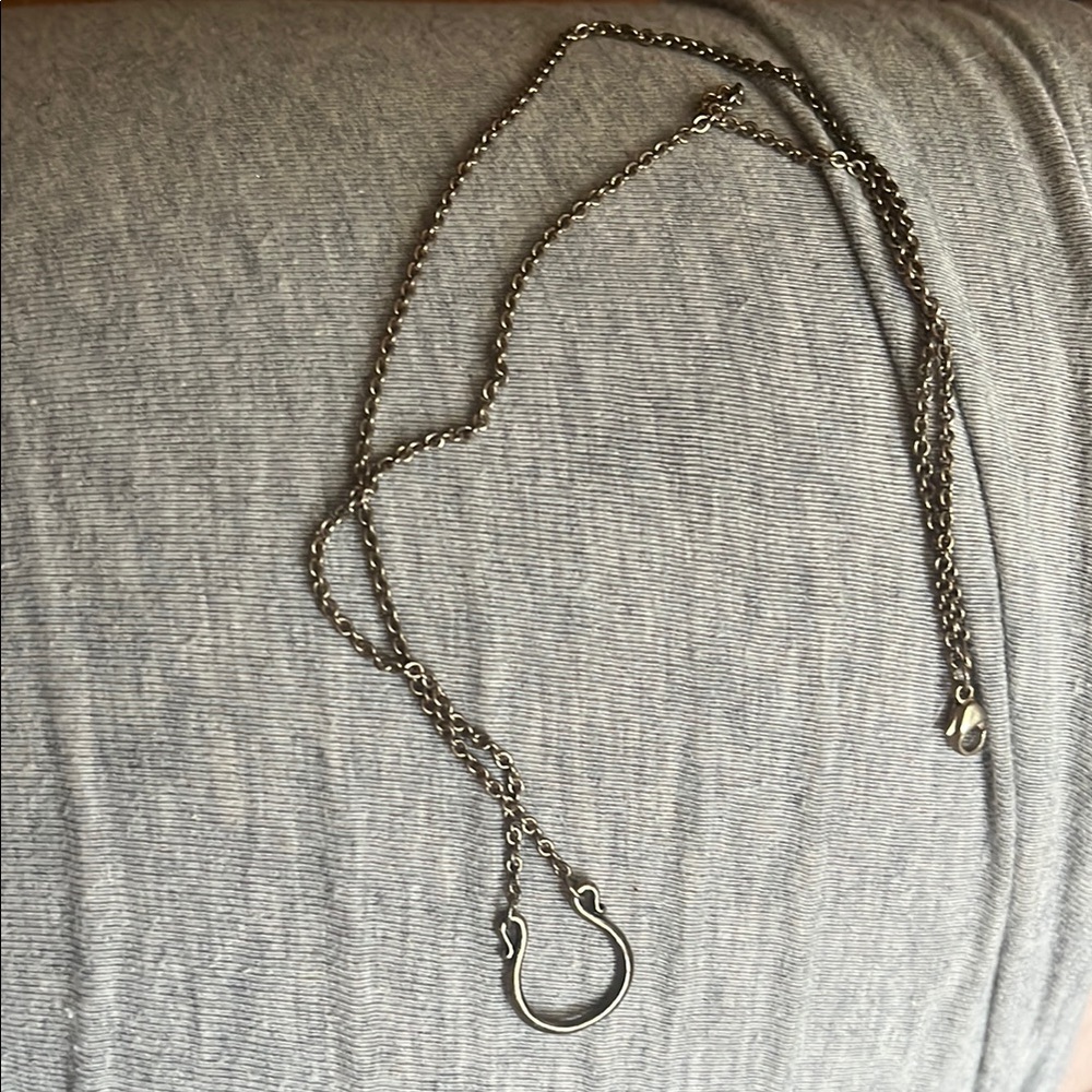 James Avery Silver Heart Pendant Necklace